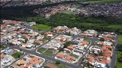 Vista aérea do Jardim Boa Vista I